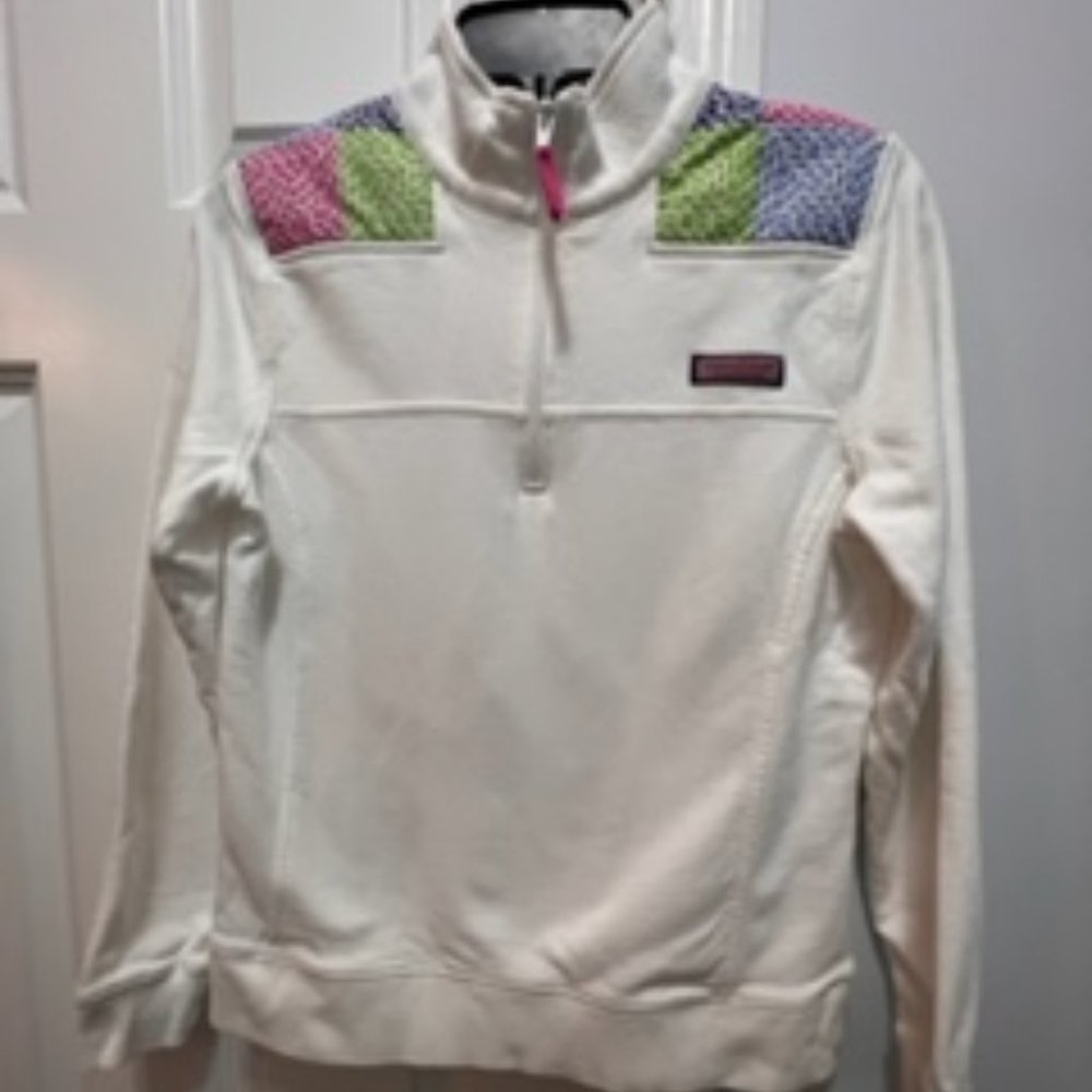 Vineyard Vines quarter zip 100% cotton small